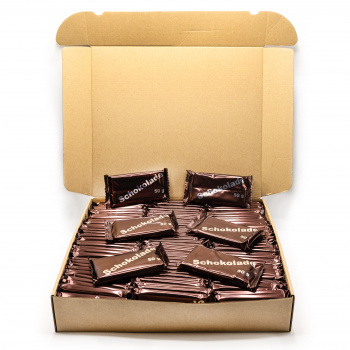 100 x 50 g Chocolate bars, original production of the German Armed Forces